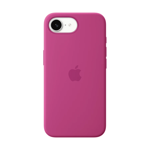 Apple Case Silicone Case Fuchsia for iPhone 16e